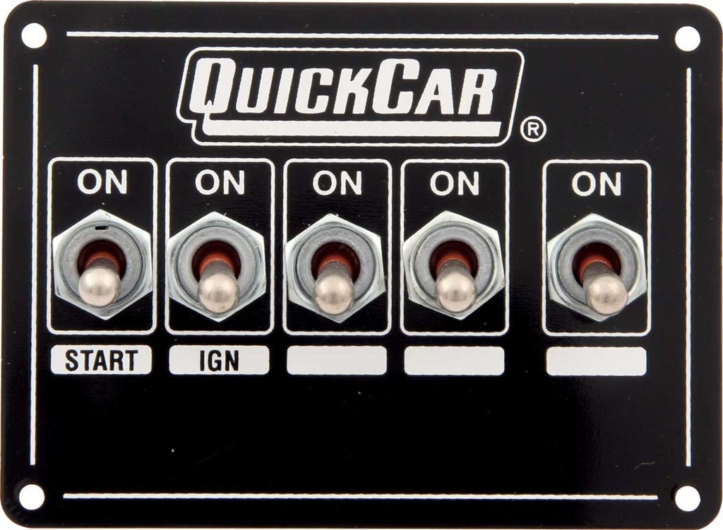-Ignition Panel Single  With Acc Switches - 50-7731
