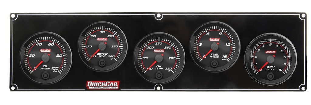 -Redline 4 1 Gauge Panel OP WT OT FP With 2 5 8 Tach - 69-4251