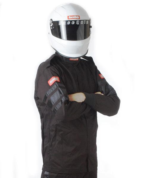 RaceQuip  - Black Jacket Single Layr Medium