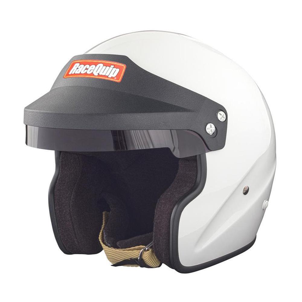 RaceQuip  - Helmet Open Face Large White SA2020