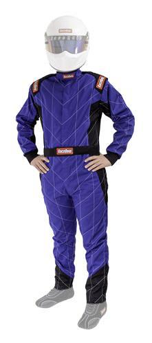 RaceQuip  - Suit Chevron Blue 3X  Large SFI 5