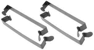 -Air Filter Spring Clips Plastic Black 6 in Spring Box Set of 6