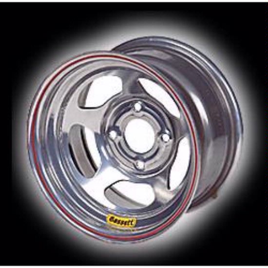 -Bassett 15" x 8", 5-on-5", 3 Off Silver Wheel