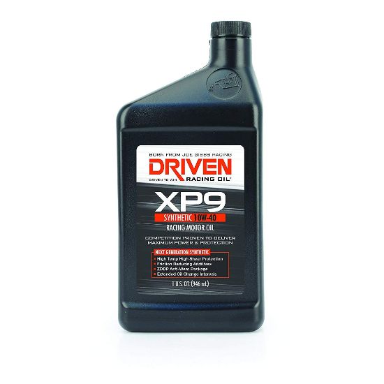 -Driven Racing Oil -  XP9 Synthetic 10W-40 Racing Oil QT - 03206