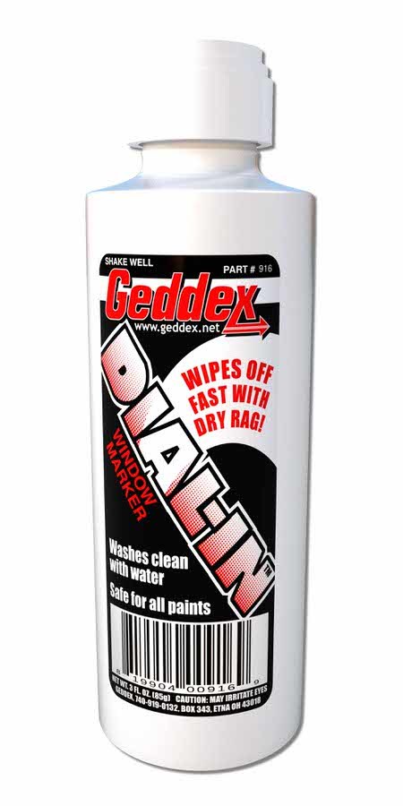 -Dial-In Window Marker White 3oz Bottle