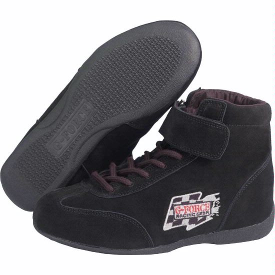 -GF235 RaceGrip Mid-Top Shoes Black Size 7