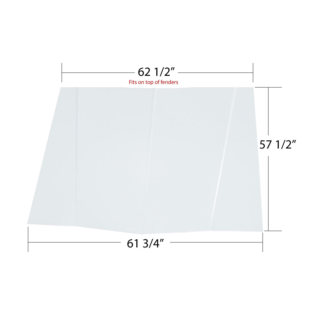-88 MC SQ HOOD WH