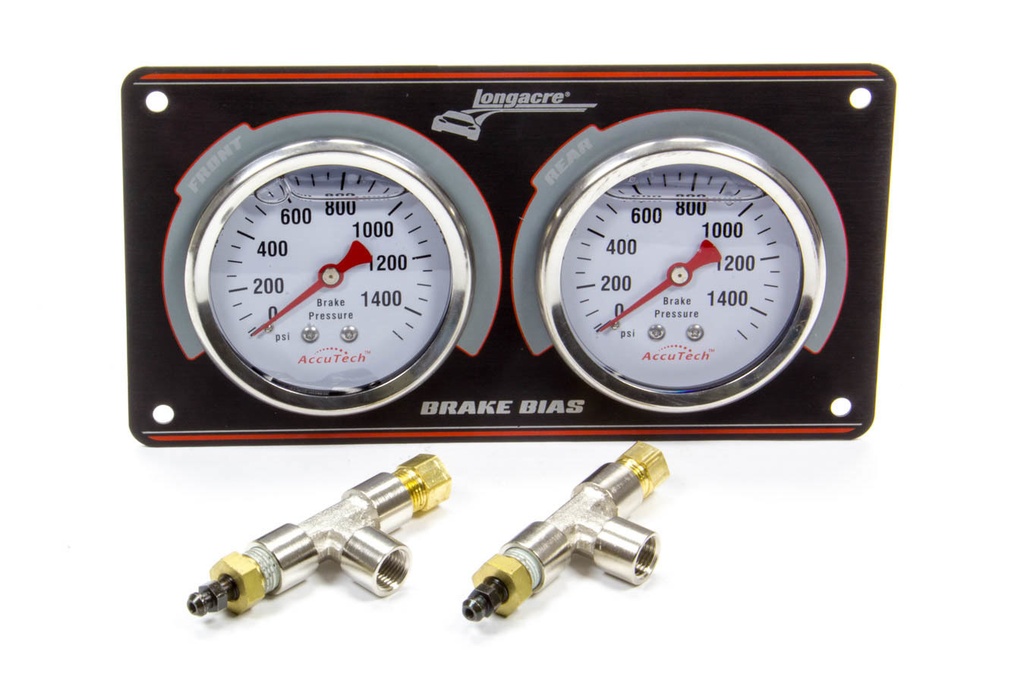 -Longacre Black Brake Balance Guage Panel - 44134