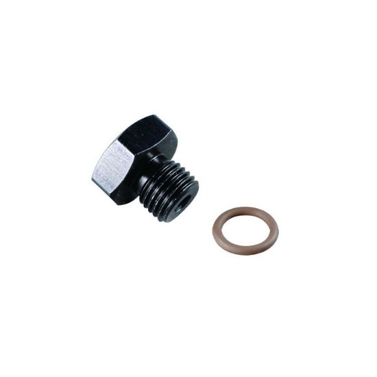 O-Ring Plug AN -10 Black - 3726BLK