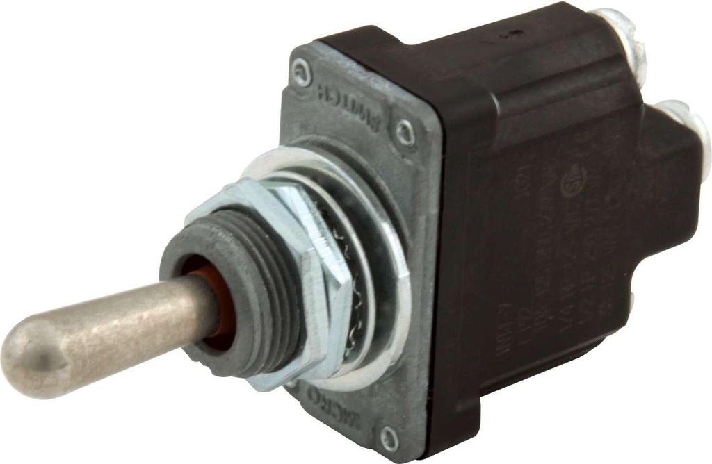 Toggle Switch, Micro, Starter, Momentary, Weatherproof, Single Pole, 25 amps - 50-400
