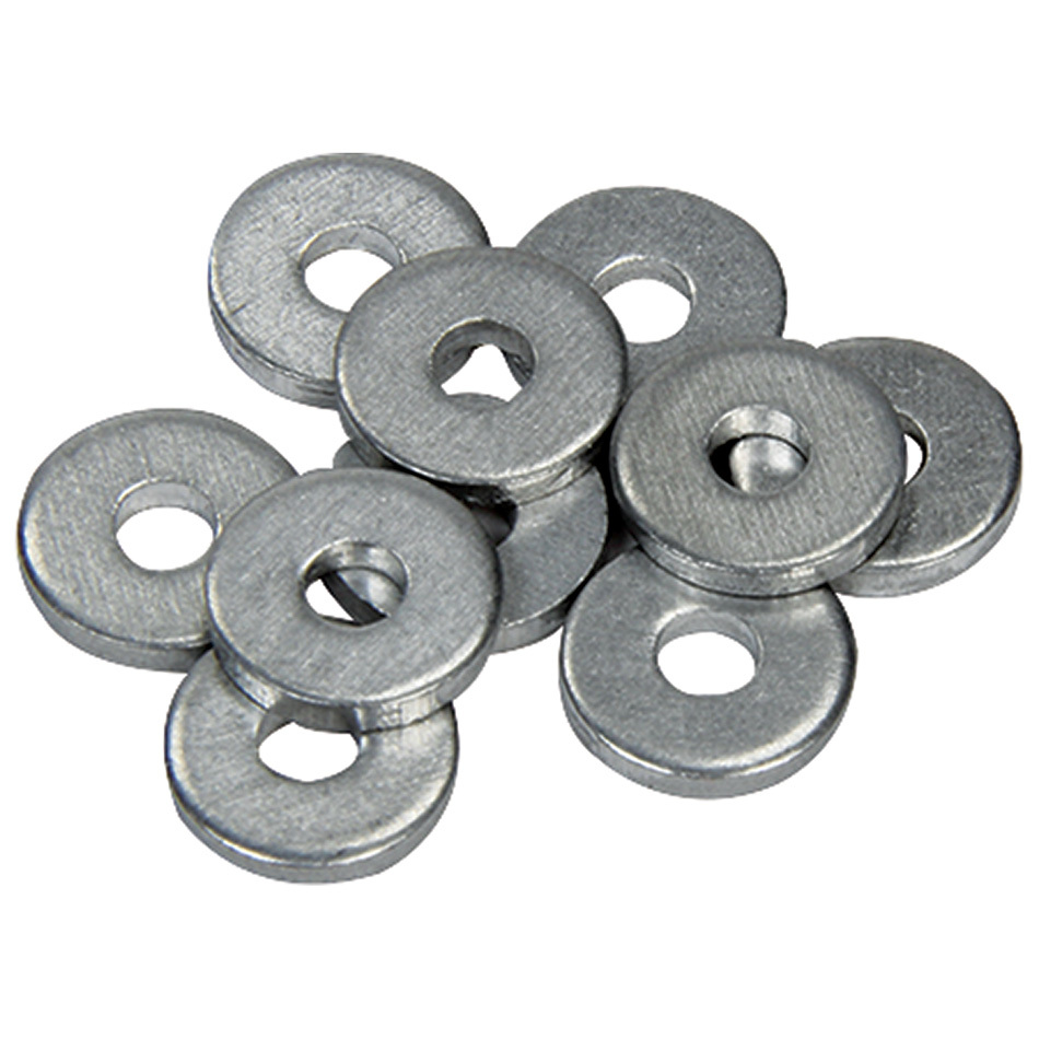 -1/8in Back Up Washers 500Pk Aluminum - 18200