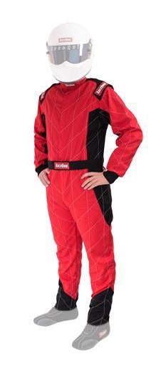 [RQP130913] RaceQuip  - Suit Chevron Red Medium SFI 1