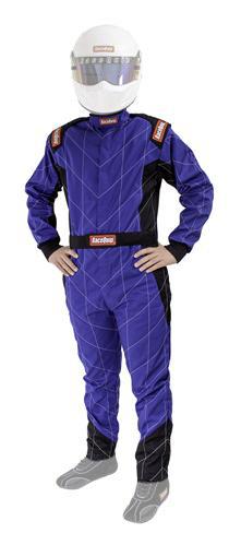 [RQP130922] RaceQuip  - Suit Chevron Blue Small SFI 1