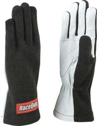 [RQP350003] RaceQuip  - Gloves Single Layer Medium Black
