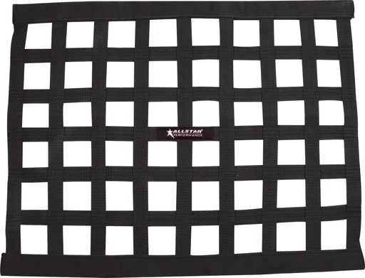 [ALL10284] Window Net Ribbon Style 18 x 24 Black Non-SFI