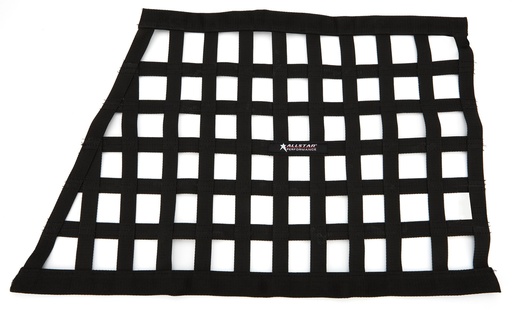 [ALL10293] Window Net Ribbon Style Angled Black Non-SFI