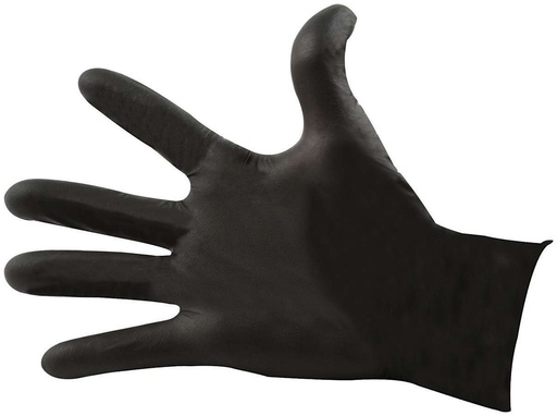 [ALL12026] Nitrile Gloves Black X-Large