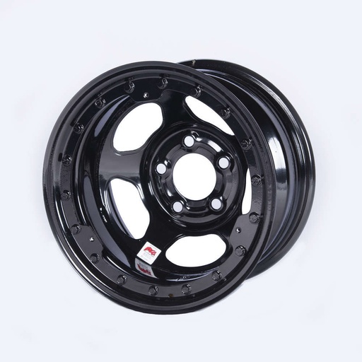 [BAS58A52ILK] 15x8 IMCA Black Beadlock Inertia 5x5