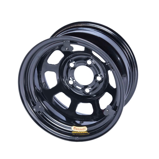 [BAS58A52IRING] 15X8 IMCA Black Inertia 5x5 w/Tab