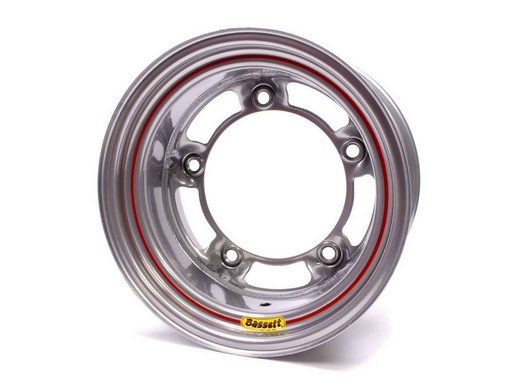 [BAS58SR5S] 15x8 W/5 Silver Spun