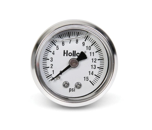 [HLY26-504] -Holley0 15 Psi Fuel Press Gaug - 26-504