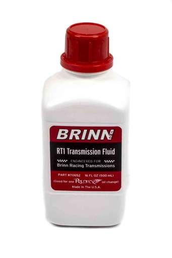 [BRI70652] Brinn Transmission Fluid RT-1 500ml Single Fill Bottle
