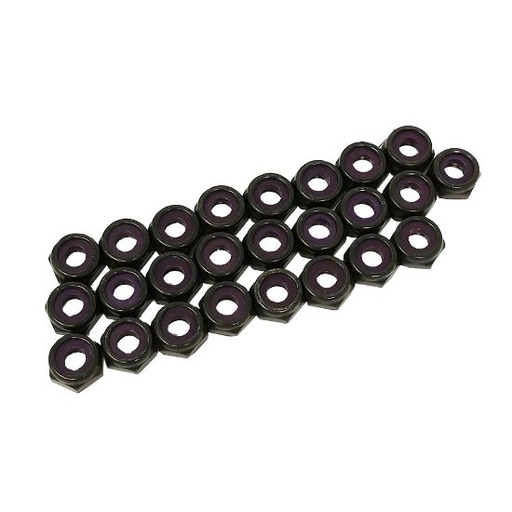 [FAS1032BLK] -10/32 Thin Locknuts, Black, 25 PK - 1032BLK