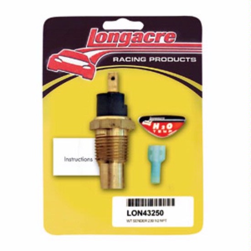 [LGA52-43250] Longacre 230º Water Temp 1/2" NPT sender only - 43250