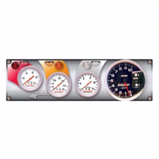 [LGA52-44417] -Longacre 3 Gauge Sportsman w/AutoMeter Tach - OP,WT,FP - 44417