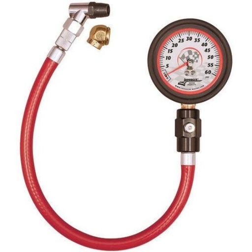 [LGA52-52003] -Longacre Deluxe 2 ½” GID Tire Gauge 0-60 by ½ lb - 52003