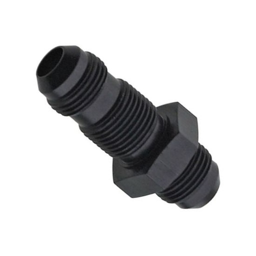 [PRF2071BLK] Bulkhead Union -4 Black - 2071BLK