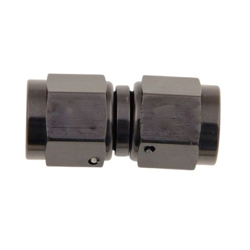[PRF2917BLK] Female Flare Swivel Straight -10 Black - 2917BLK