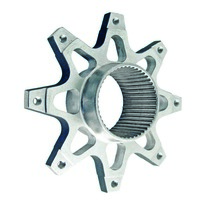 [WINK6396S-1] Rotor Mount, 8 x 7.00 in Bolt Circle, Floating, 31 Spline, Magnesium, Natural, Sprint Rears, Each  WINK6396S-1