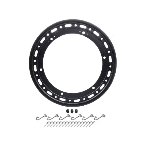 [WELP650B-5314-6] -Weld Black Beadlock Ring Kit - P650B-5314-6