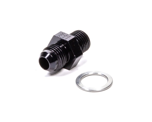 [FRG481670BL] -Fitting 6 AN Male to 1/4 NPS Male Aluminum, Black