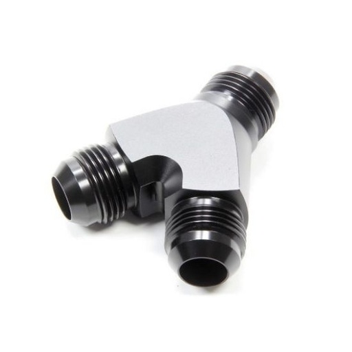 [PRF6228BLK] Y Adapter Fitting, -12 AN to -8 AN and -8 AN - 6228BLK