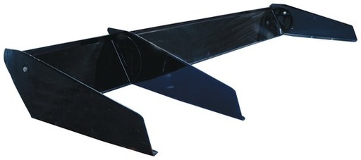 [ALL22999] Allstar Performance - DLM 2 Piece Spoiler 8x72 Black - 22999