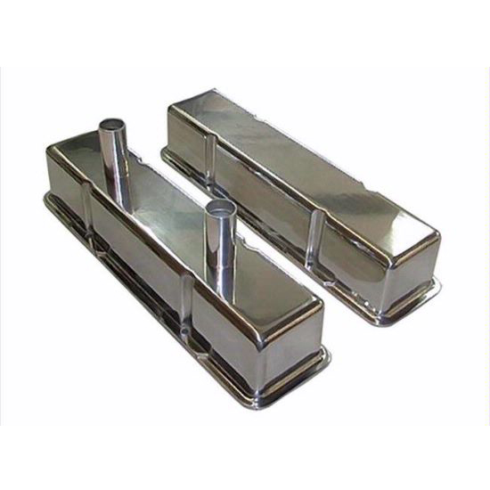 -Polished Aluminum SBC Valve Cover - G8019