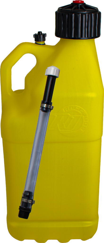 Race Jugs - Utility 5 Gal M-Jug Yellow w/ Hose
