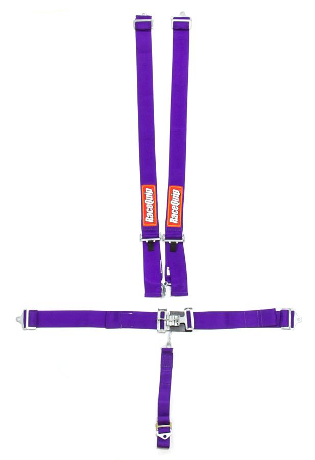 RaceQuip  - 5pt Harness Set LandL Purple SFI