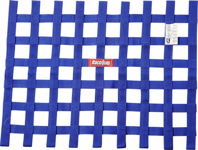 RaceQuip  - Ribbon Window Net SFI Blue