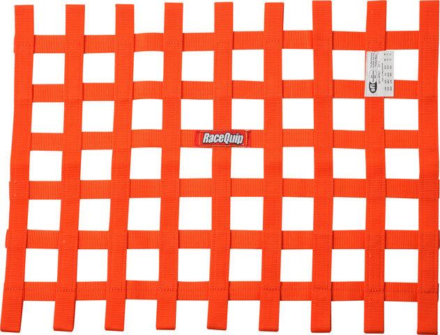 RaceQuip  - Ribbon Window Net SFI Orange