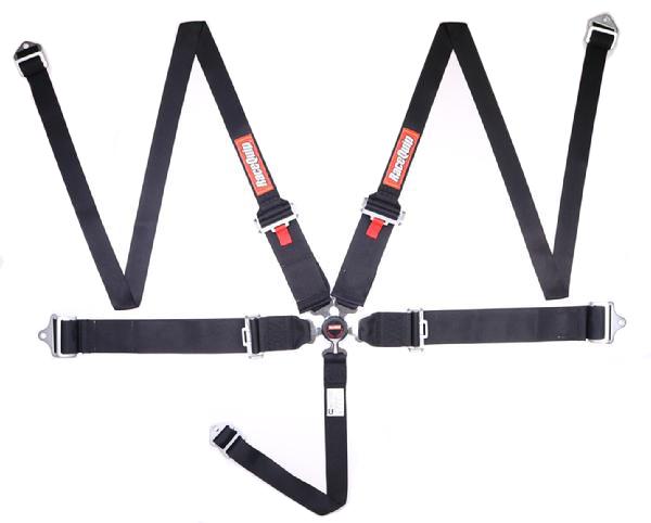 RaceQuip  - 5pt Harness Camlock HNR Black SFI