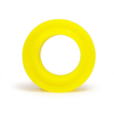 -Spring Rubber 80 Durometer 2-1/2 in Spring 3/4 in Height Rubber YELLOW
