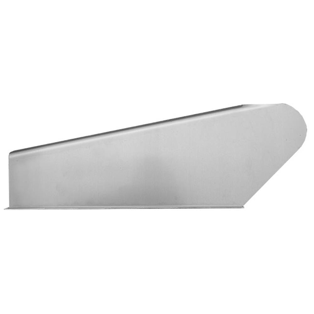 Spoiler .060" Center/Right 8" Tall Rudder - (Mill Finish) PEB103011
