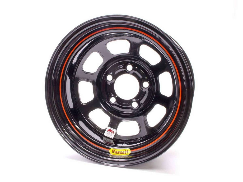 -15x8 IMCA Wheel D-Hole Black 5x4.75