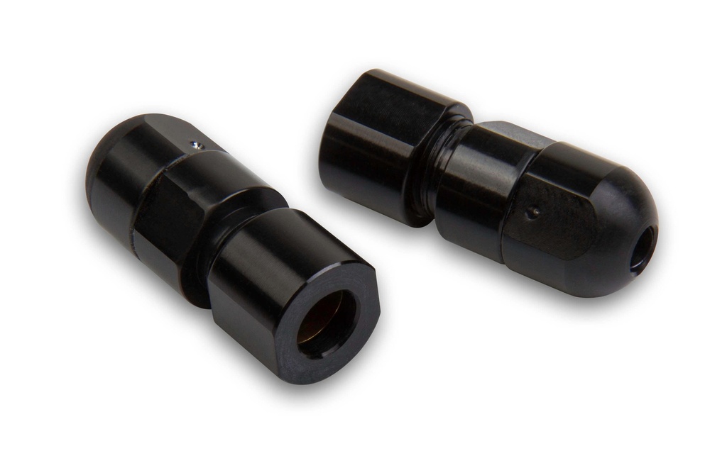 -HolleyVent Tubes Rollover Valves Black Anodized - 26-342