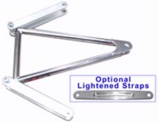 Triple X 13 5/8" Jacobs Ladder w/straps. Plated - SC-SU-0004