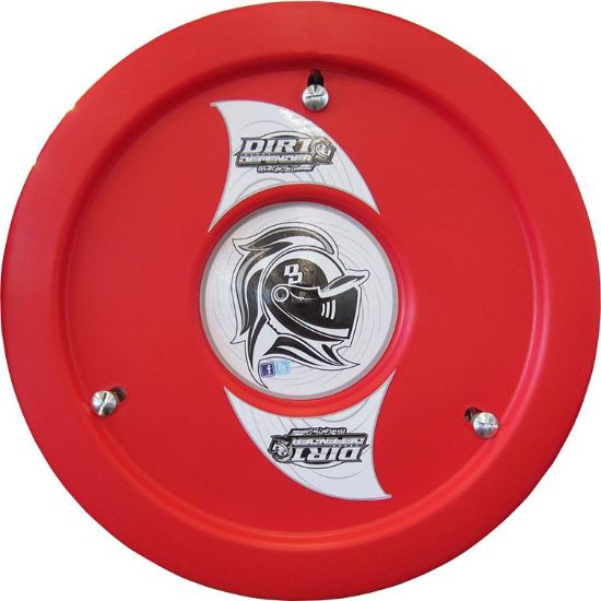 -Dirt Defender Wheel Mud Cover Red - 10120