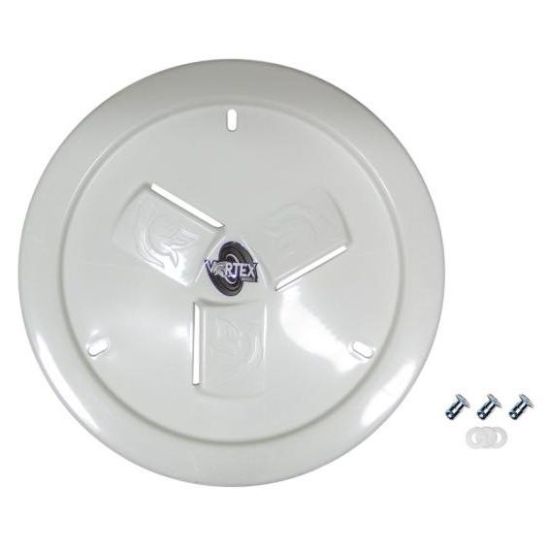 Dirt Defender Vortex Wheel Mud Cover White - 10240